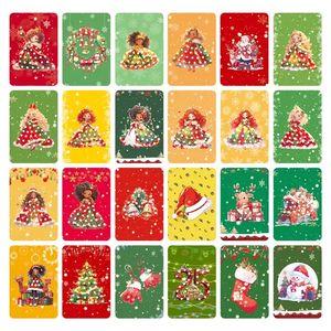 24 Estilos de Juguetes de Papel para Cortar y Dibujar, Arte de Punción, Escenas Navideñas, Juguetes de Arte de Punción para Niñas - Product Image 2