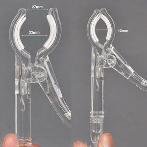 투명 조절식 T-슬롯 POP 클립, 소매용 와이어 로드 디스플레이 사인 홀더 - Product Image 2