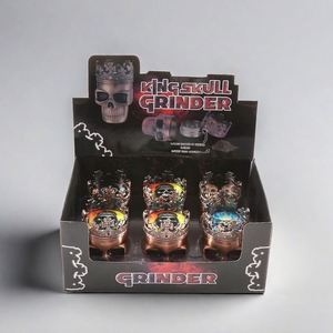 Molino de Hierbas al por Mayor de Fábrica, 45*75 mm, 3 Piezas, Triturador, Divertido Molinillo de Hierbas de Metal con Corona para Fumar Tabaco - Product Image 6