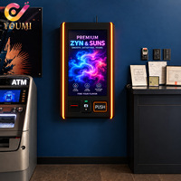 Mini distributeur automatique de ZYN SNUS avec vérification de l'âge et paiement sans contact pour cigarettes, sachets de nicotine, hôtels et boîtes de nuit
