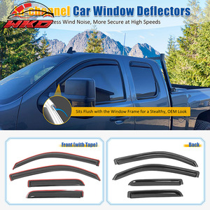 Viseras para Ventanas Laterales para Dodge Ram 1500 Quad Cab 19-25, Protección Contra Viento y Lluvia - Product Image 2