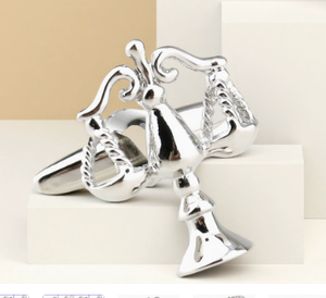 Bouton <span class=keywords><strong>de</strong></span> manchette en émail bleu <span class=keywords><strong>fleur</strong></span> <span class=keywords><strong>de</strong></span> <span class=keywords><strong>lys</strong></span> matériel <span class=keywords><strong>de</strong></span> cuivre français prêt à expédier boutons <span class=keywords><strong>de</strong></span> manchette pour hommes - Product Image 6