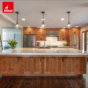 Allandcabinet: Gabinetes Shaker de Alder Knotty para <span class=keywords><strong>Cocina</strong></span>, con Puertas y Frentes de Cajones, para Reemplazo, Remodelación y Diseños de Cocinas Nuevas con Isla - Product Image 1