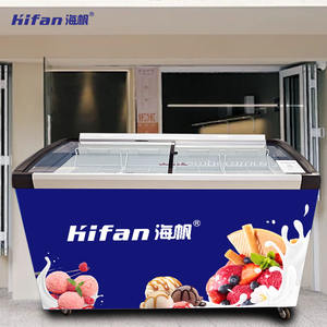 Réfrigérateur commercial en verre haute performance, combiné congélateur coffre, équipement de réfrigération pour le stockage d'aliments surgelés - Product Image 5