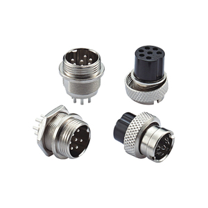 Soulin Vente en gros GX16 <span class=keywords><strong>9</strong></span> <span class=keywords><strong>broches</strong></span> en alliage de zinc Audio vidéo <span class=keywords><strong>DIN</strong></span> <span class=keywords><strong>Connecteur</strong></span> d'aviation personnalisé <span class=keywords><strong>9</strong></span> <span class=keywords><strong>broches</strong></span> à montage sur panneau Prise mâle/femelle circulaire - Product Image 3