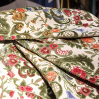 Luxe écologique velours rideau tissu fleur motif fil teint pour la maison Textile tissé Anti-pilule pour literie canapé