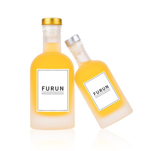 Bottiglia di <span class=keywords><strong>Vetro</strong></span> Smerigliato Rotonda Personalizzata per Vodka, Whisky, Liquori e Vini, 100ml 200ml 375ml 500ml 750ml 1000ml, con Scatola - Product Image 3