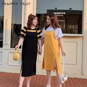 Nuevo Vestido Midi con Tirantes para Mujer Talla Grande, Cuello Cuadrado Negro, Silueta Recta N7061 - Product Image 5