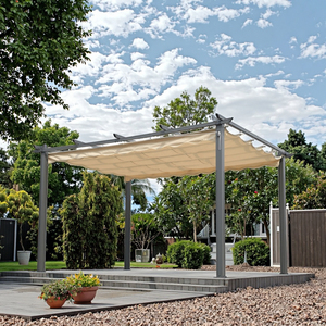 Pérgola de Jardín de Aluminio Impermeable para Exteriores 3x4M con Techo de Lamas OG01073-A Gazebo de Jardín OG01073-A - Product Image 3