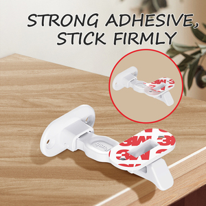 Échantillon Gratuit - Poignée de Sécurité Prodigy Facile à Utiliser pour Armoires de Cuisine et Toilettes - Protection Enfant - Verrou de Sécurité Anti-Enfant - Product Image 2