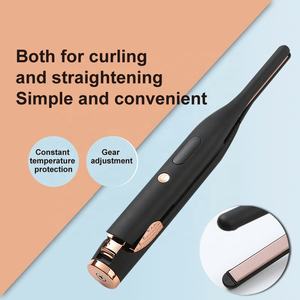 เครื่องหนีบผมแบบ2 in 1ขนาด<span class=keywords><strong>เล็ก</strong></span>สำหรับมืออาชีพ, ที่หนีบผมตรงแบบไร้สายขนาดเล็กสำหรับผู้ชายและผู้หญิง - Product Image 1