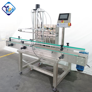 Remplisseuse automatique d'<span class=keywords><strong>eau</strong></span> à 4 têtes haute vitesse, machine de remplissage automatique de liquides, remplisseuse automatique de nettoyant pour verre à petite échelle - Product Image 1