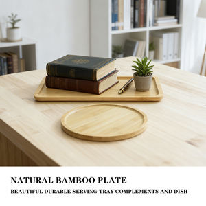 대나무 접이식 트레이 저녁 식사 테이블 커피 스탠드 간식 차 휴대용 - Product Image 5