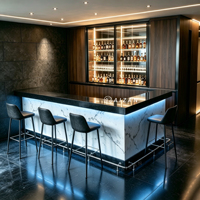 Comptoir de bar moderne de qualité supérieure pour restaurant musical, restaurant de sushis, comptoir de caisse