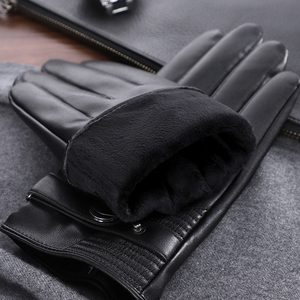 Hot <strong>Sale</strong> Motorcycle Driving Windproof <strong>Man</strong> PU <strong>Leather</strong> Full Finger <strong>Gloves</strong> - Product Image 5