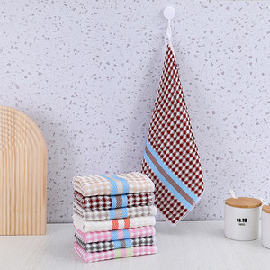 Serviette de vaisselle à motif d'eau gaufrée épaissie en gros, tissu en fil de coton absorbant dégraissant à l'huile antiadhésif <span class=keywords><strong>pour</strong></span> la <span class=keywords><strong>cuisine</strong></span> - Product Image 4