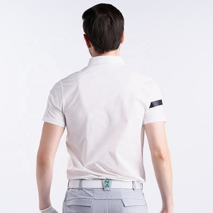 Polo da Golf da <span class=keywords><strong>uomo</strong></span> con colletto rovesciato che corre polo per allenamento Fitness a <span class=keywords><strong>mezza</strong></span> <span class=keywords><strong>manica</strong></span> - Product Image 2