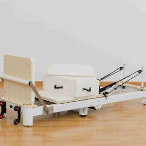 Tùy chỉnh gấp Pilates gỗ có thể gập lại Cải Cách Pilates dễ dàng để di chuyển cho nhà máy tập thể dục - Product Image 1