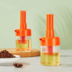 1 Pcs Portable Silicone Oil <b>Bottle</b> with <b>Brush</b> Grill Oil <b>Brushes</b> Liquid Oil Pastry Kitchen Baking BBQ Tool Kitchen Tools for BBQ - Product Image 2