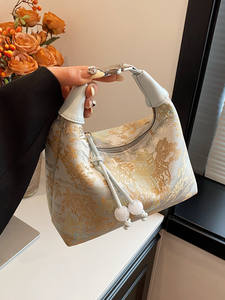 Nouveau sac à main de style chinois pour femme, sac à bandoulière, pochette, sac boulette - Product Image 2