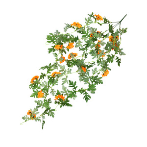 Mur de fleurs artificielles en marguerites 30cm-100cm, fleurs en soie réutilisables, décoration de mariage, toile de fond - Product Image 5