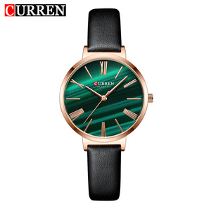 9076 CURREN Leather Quartz Waterproof Fashion Watch for Men <b>Date</b> Leather Watches Wrist - Product Image 3
