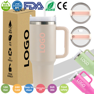 Tazza Termica da Viaggio Personalizzata Adventure H2.0 40 oz in Acciaio Inox Nero Isolata con Manico e Cannuccia - Product Image 1
