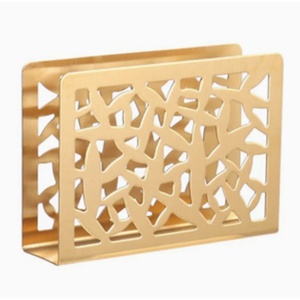 Porte-serviettes en papier vertical en métal créatif, porte-serviettes en acier inoxydable - Product Image 1