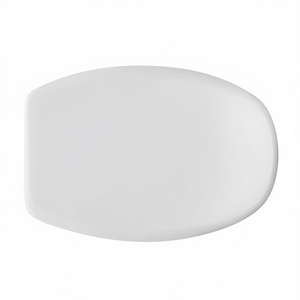 Sedile WC Allungato 56,5 cm di Lunghezza 39,5 cm di Larghezza in Plastica Bianca Minimalista per Bagno - Product Image 3