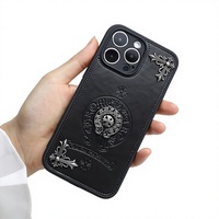 Coques de téléphone en gel de silicone Streetwear pour modèles Cross Design, compatibles 13/14/15/16/17 Pro Max, avec protection intégrale à 360°