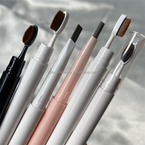 Nouveau design de stylo à sourcils de maquillage étanche à double tête longue durée crayon à sourcils de tête de brosse à dents - Product Image 1