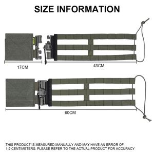 Nylon Camo <b>Tactical</b> <b>Vest</b> Quick Release Mesh Cummerbund <b>Tactical</b> <b>Vest</b> Belt for JPC 419 420 Series <b>Vest</b> - Product Image 2