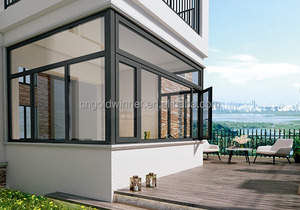 Ventana de toldo de aluminio con Panel de vidrio grande, ventana de rotura térmica para ventana abatible de casa - Product Image 2