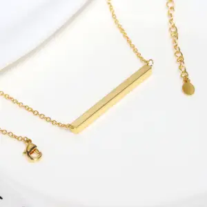C1JX Abiding Famous Brands Personalised Designer Bullion Designs 925 Sterling Silver Gold Plated Women Jewelry Necklace