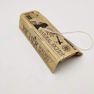 Papel de fumar marrón sin blanquear con diseño de banda de goma, logotipo personalizado, tamaño King, con filtros. - Product Image 5