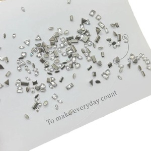 100 Stuks 5a Hoge Kwaliteit 3d Nail Art Sieraden Super Glanzend Omgekeerde Platte Bodem Zirkoon Mini 3Mm Witte Hars Crystal Seiko Hoog - Product Image 5