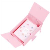 Boîte d'emballage rigide en carton pliable sans aimant pour bijoux, parfums, vêtements, en stock d'usine