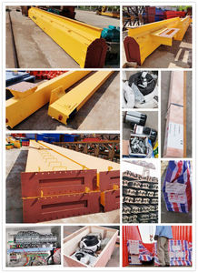 Grues à portique télécommandées sans fil de levage lourd Grua de portico ensemble complet avec roues de camion d'extrémité de poutre principale - Product Image 6