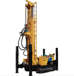 600m Drill Depth Portable Borehole Water Well Drilling Machine Multifunctional Crawler Drill Rig