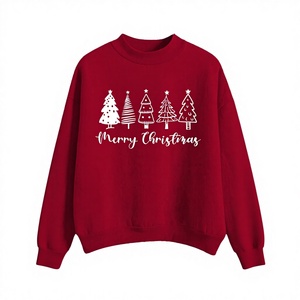 Celebra la Navidad con Nuevas Prendas de Fábrica al por Mayor: Tejidos Casuales, Transpirables, de Invierno, con Dibujos Animados, Multielementos, Personalizables y a la Moda para Damas - Product Image 2