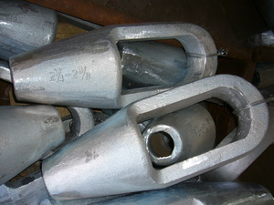 Hoge Kwaliteit Gesmede Stalen Sokjes G417 Gesloten Spelter Socket 3 "Voor Staaldraad - Product Image 2