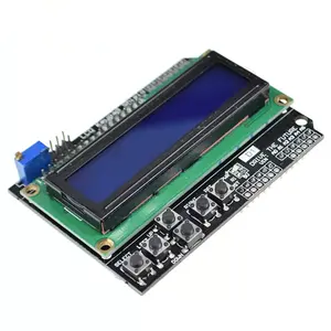LCD1602 Karakter Lcd Blauw Scherm Module Display Module I/O-Uitbreidingskaart Lcd 1602 Keypad Shield