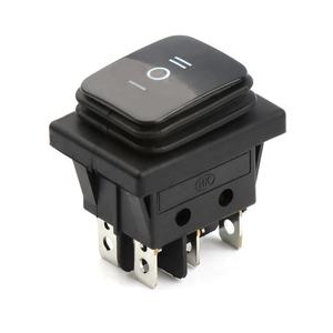 Interrupteurs à bascule étanches pour bateau 250 V CA 16 A T100 55 Interrupteur à bascule 2 positions 4 broches DPDT KCD4 Rouge Carling 6 broches Rleil Interrupteur à bascule - Product Image 5