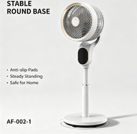 Ventilateur sur pied à circulation d'air réglable à 360 degrés avec télécommande, minuterie de 7 heures, ventilateur de refroidissement électrique pour la maison et le bureau