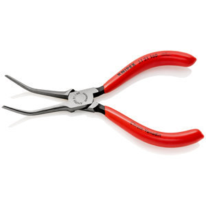 KNIPEX 31 21 160 SB Gripper Pliers (extra <b>long</b> <b>nose</b>) with black plastic coating 160 mm - Product Image 2
