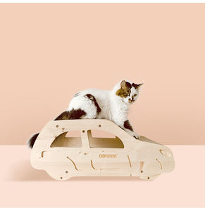 <span class=keywords><strong>Cat</strong></span> Scratch <span class=keywords><strong>Lounge</strong></span> Houten Krassen Meubels Kat Scratchers Met Kattenkruid - Product Image 1