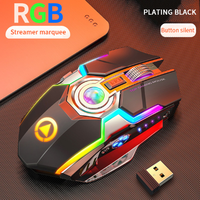 Nouveaux accessoires intelligents contrôleur électrique muet Rechargeable Rgb jeu sans fil lumières colorées A5 Pc Mini souris d'ordinateur