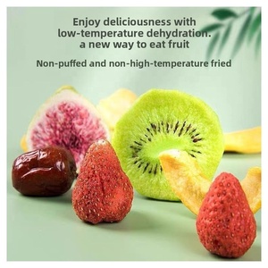 Chips di Frutta Liofilizzata Mista Croccante, Vendita all'Ingrosso, Snack Vegetariani Salutari, Frutta Disidratata Naturale, Fornitore OEM/ODM - Product Image 2
