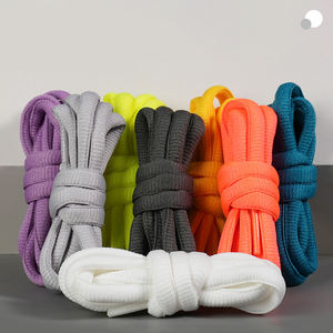 Lacets de chaussures ronds personnalisables de 8 à 9 mm de largeur, 80 à 180 cm, 24 couleurs, demi-corde en polyester pour SB Dunks - Product Image 1