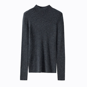 Pull en cachemire 100% pour femme, col roulé fin, manches longues, tricoté, pour l'automne et l'hiver - Product Image 4